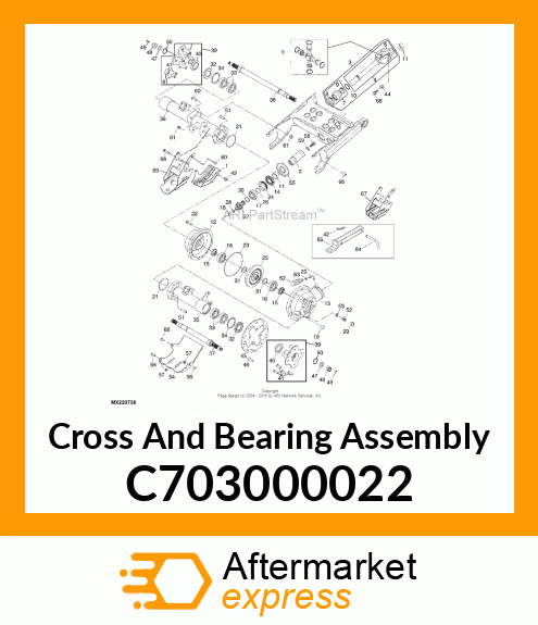 Cross And Bearing Assembly C703000022