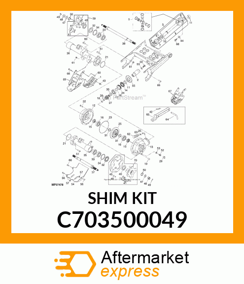 Shim Kit C703500049