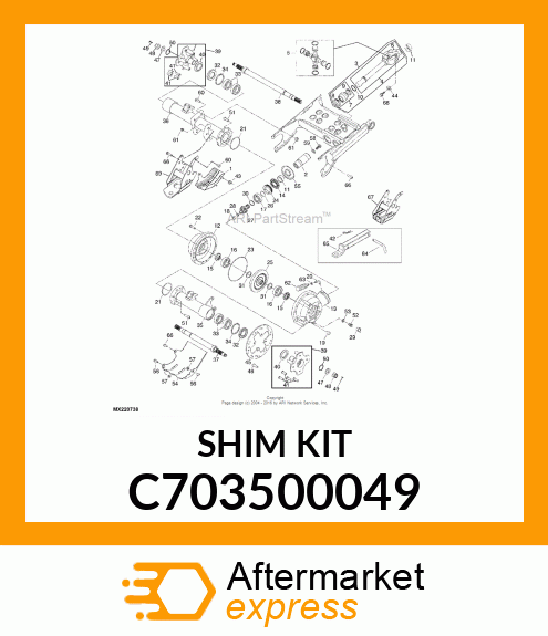 Shim Kit C703500049