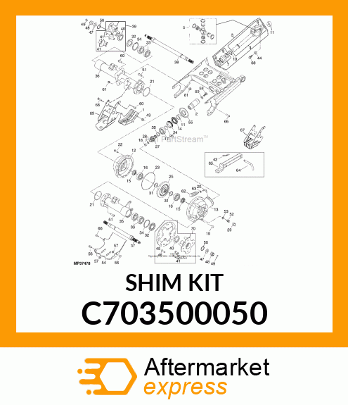 Shim Kit C703500050