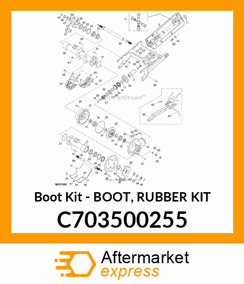 Boot Kit - BOOT, RUBBER KIT C703500255