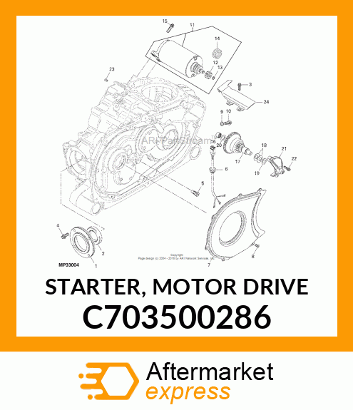 Starter Motor C703500286