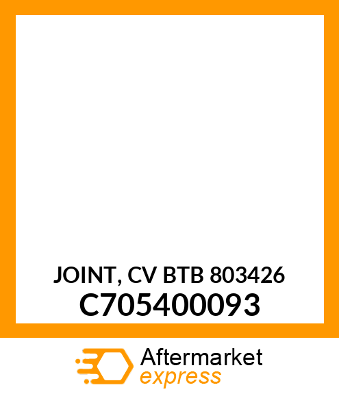 JOINT, CV BTB 803426 C705400093