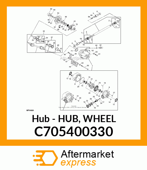 Hub C705400330