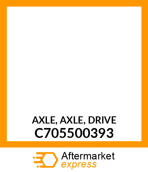 Axle C705500393