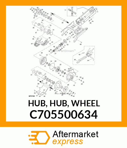 Hub C705500634