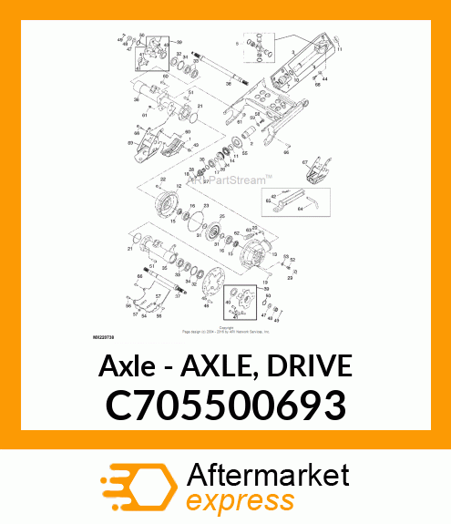 Axle C705500693