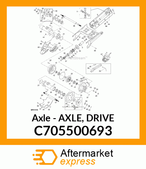 Axle C705500693