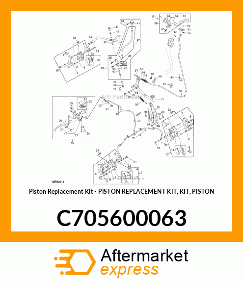 Piston Replacement Kit C705600063