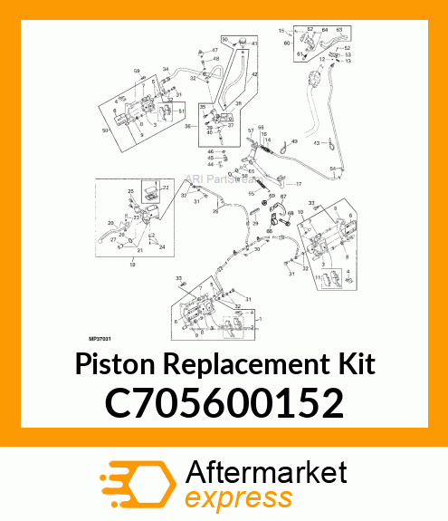 Piston Replacement Kit C705600152