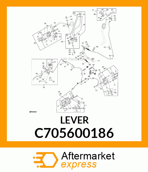 Lever C705600186