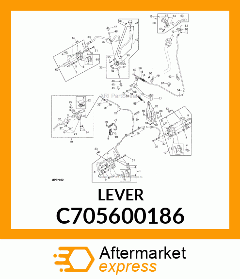 Lever C705600186