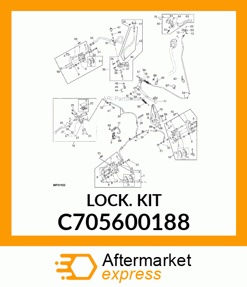 Lock Kit C705600188