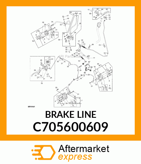 Brake Line C705600609