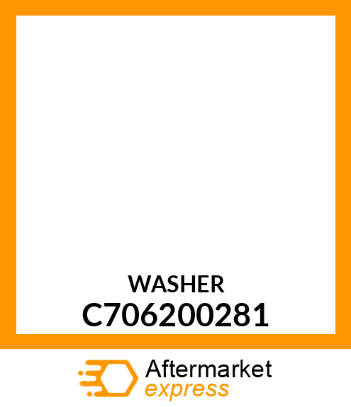 WASHER, WASHER, HARD C706200281
