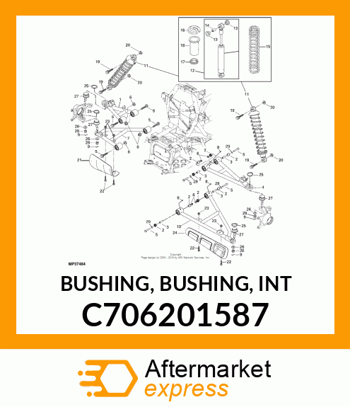 BUSHING, BUSHING, INT C706201587