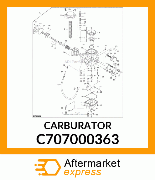 Carburetor C707000363