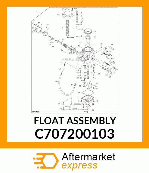 FLOAT ASSEMBLY C707200103