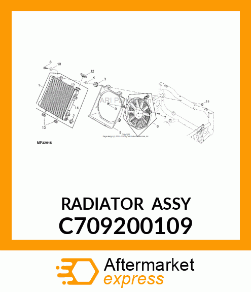 Radiator C709200109