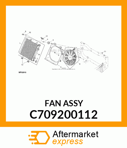 FAN ASSY C709200112