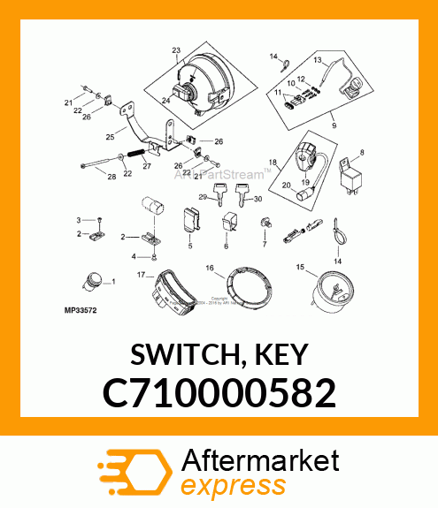 SWITCH, KEY C710000582