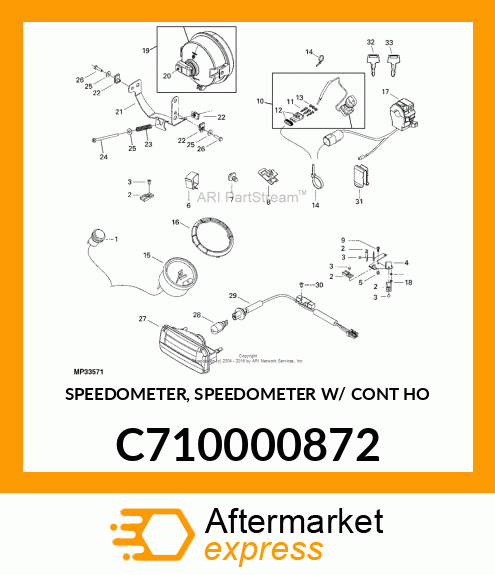 Speedometer C710000872