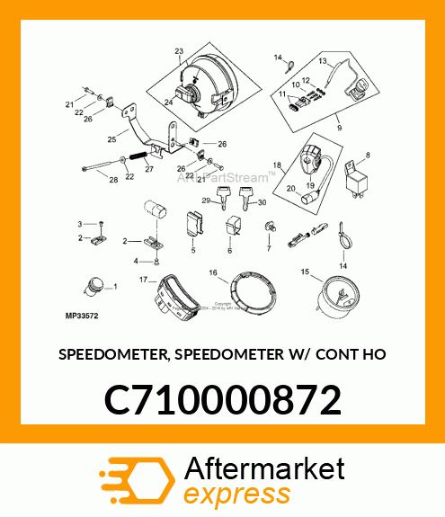 Speedometer C710000872