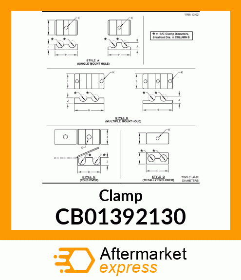 Clamp CB01392130