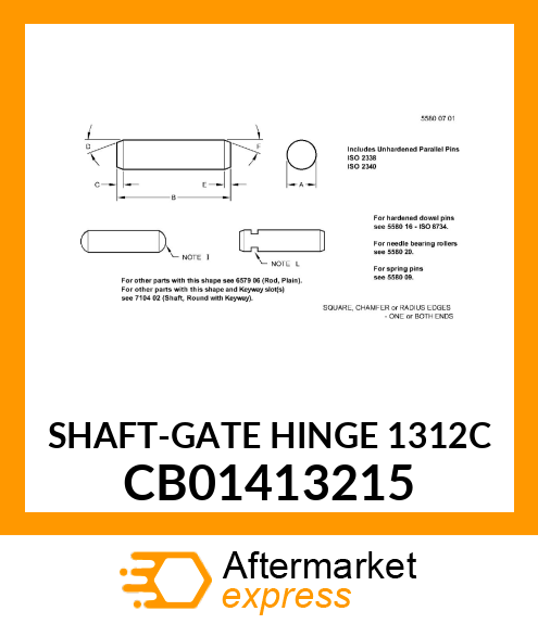 SHAFT CB01413215