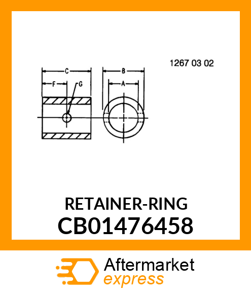 RETAINER CB01476458