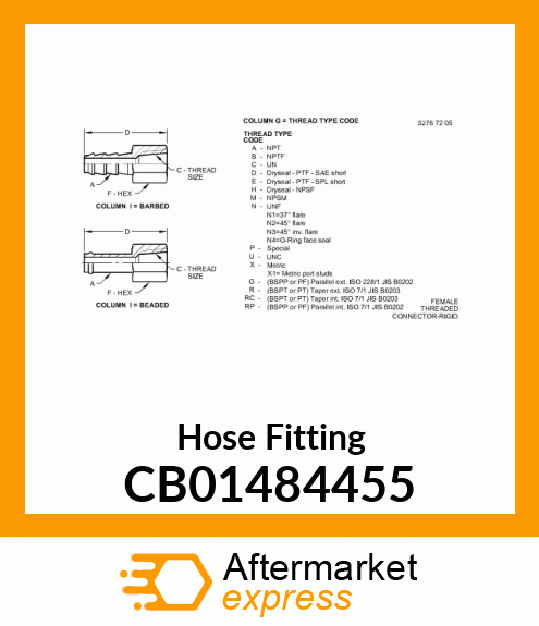 Hose Fitting CB01484455