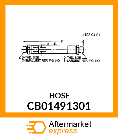 Hydraulic Hose CB01491301