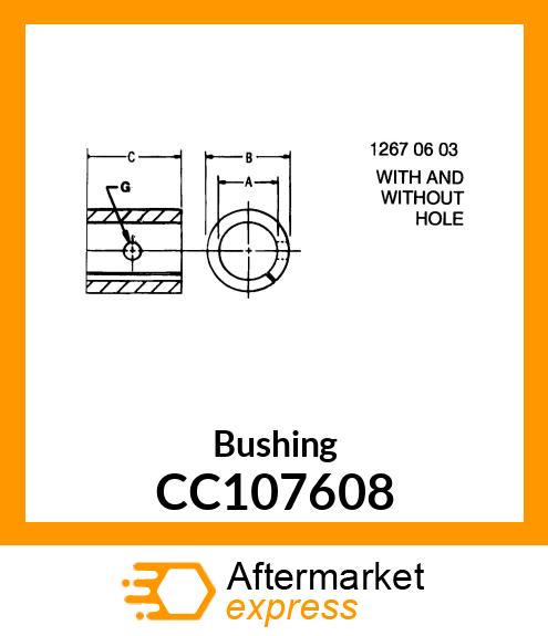 Bushing CC107608