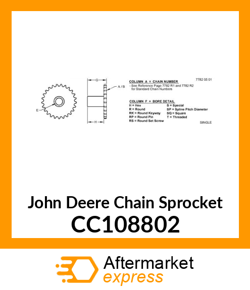 Chain Sprocket CC108802