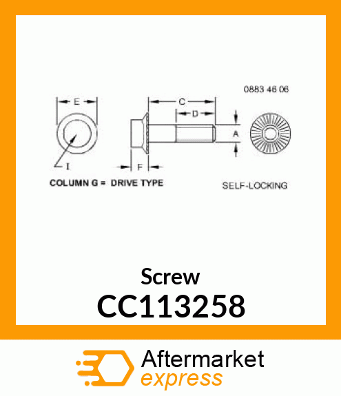 Screw CC113258