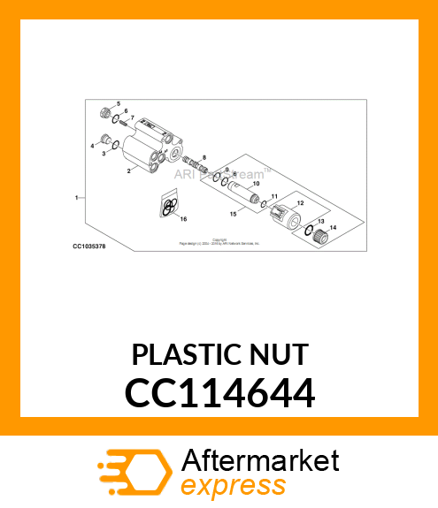 PLASTIC NUT CC114644