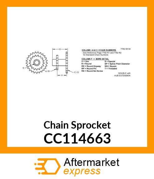 Chain Sprocket CC114663