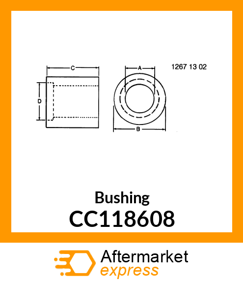 Bushing CC118608