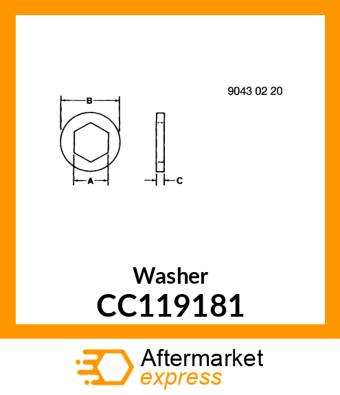 Washer CC119181