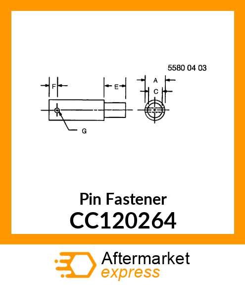 Pin Fastener CC120264