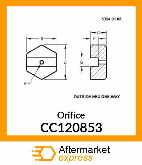 Orifice CC120853