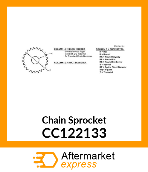 Chain Sprocket CC122133
