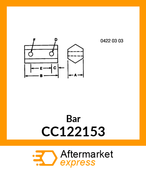 Bar CC122153