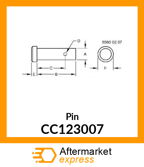 Pin CC123007