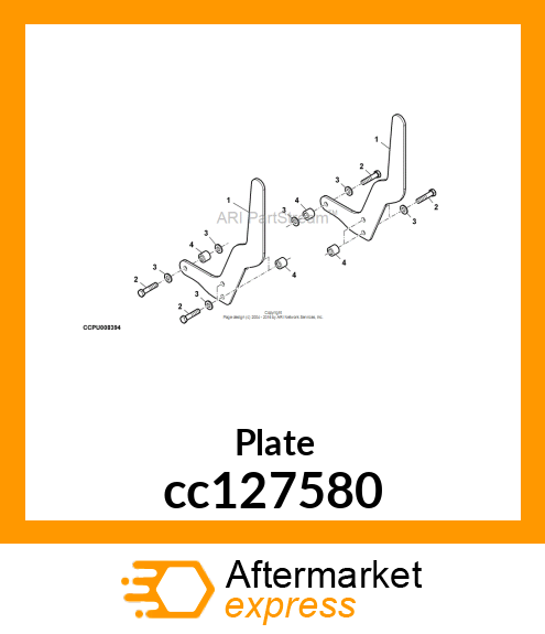 SIDE PLATE HOOD GUARD 6D cc127580