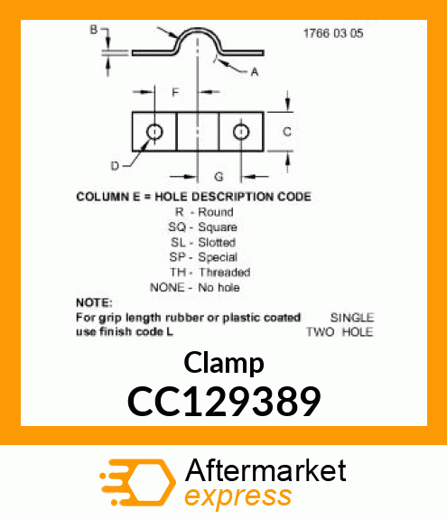 Clamp CC129389