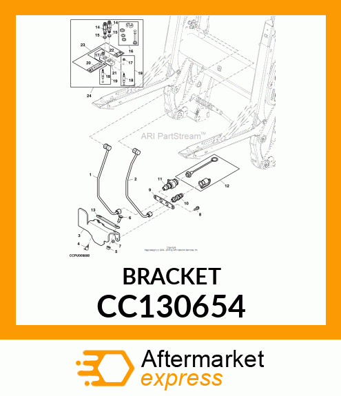 BRACKET 3RD F CC130654