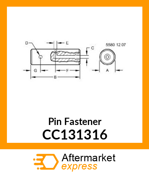 Pin Fastener CC131316