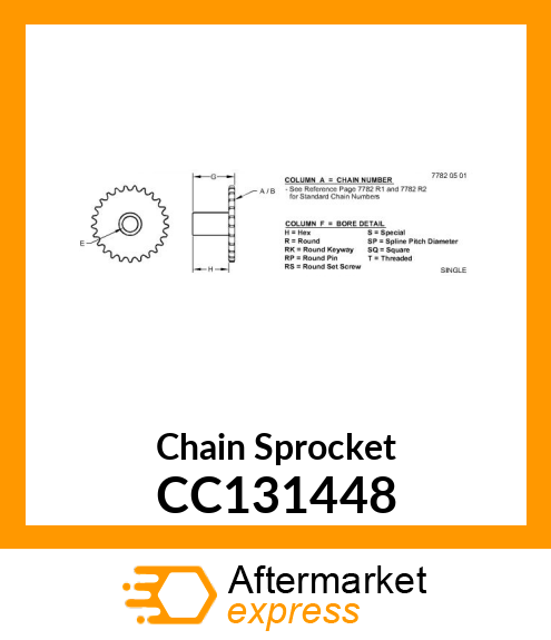 Chain Sprocket CC131448