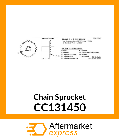 Chain Sprocket CC131450